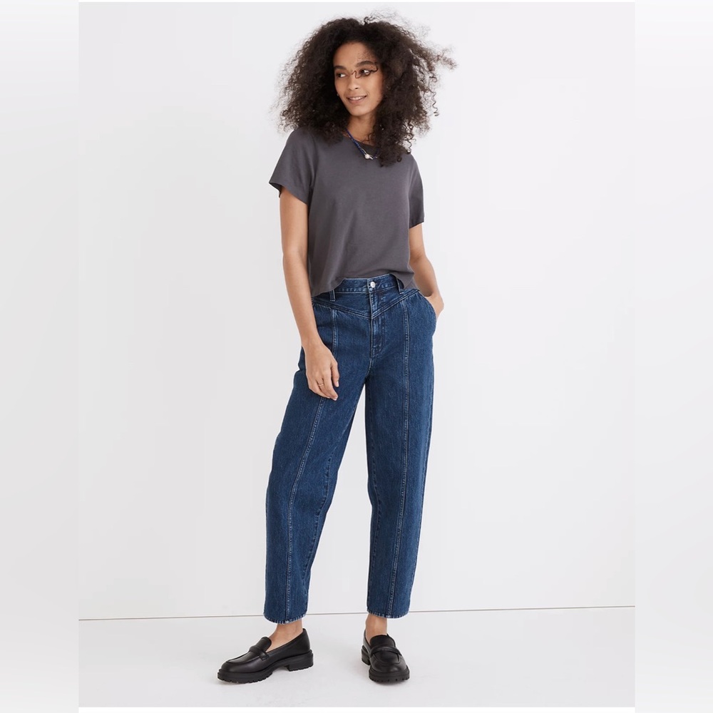 Brand new Madewell Balloon Jeans in Sanford Wash